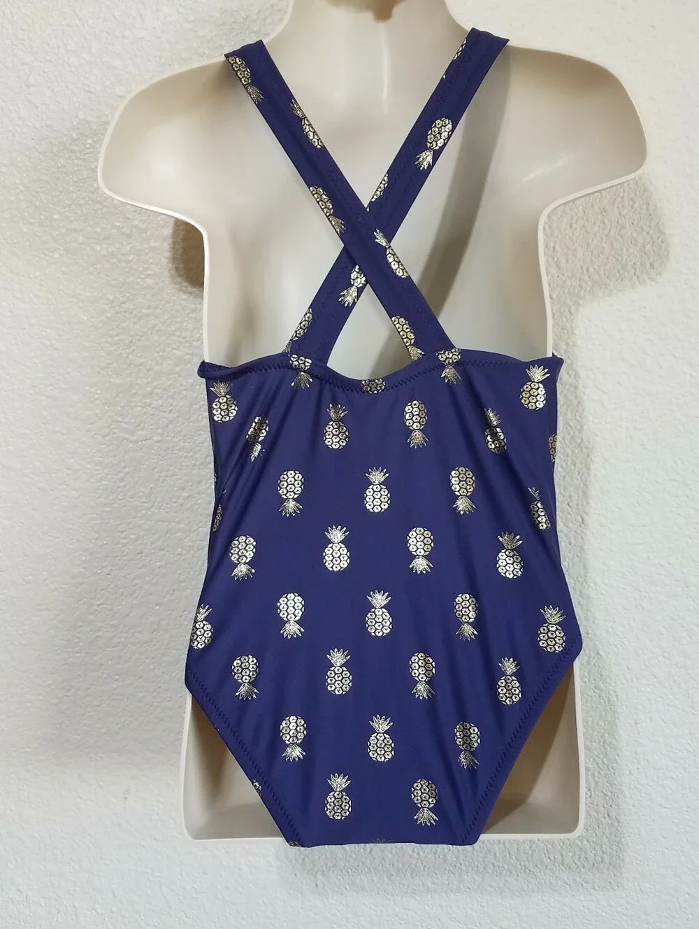EGG by Susan Lazar Girl's Pineapple Swimsuit